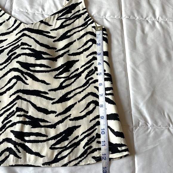 Reformation Zebra Print Tank Top Camisole XS - Picture 7 of 13